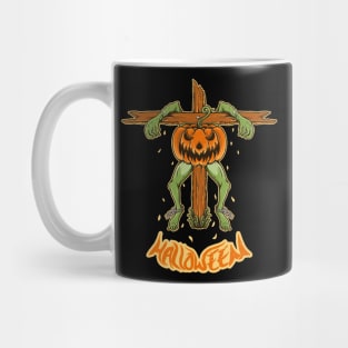 Halloween Pumpkin Monster Mug